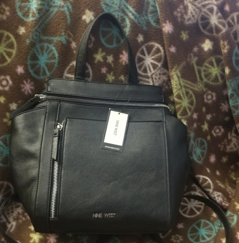 Nine West Super Chic Faux Leather Backpack